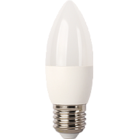 Ecola Light candle LED 7,0W 220V E27 4000K свеча (композит) 103x37 от магазина ЕвроМетизы